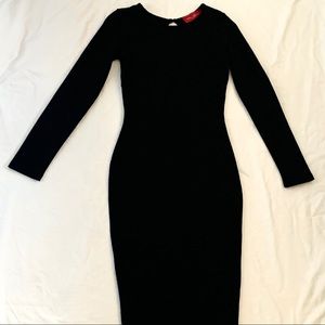 Black cocktail dress